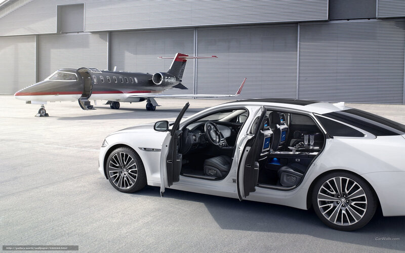 White Luxury Car — Modern