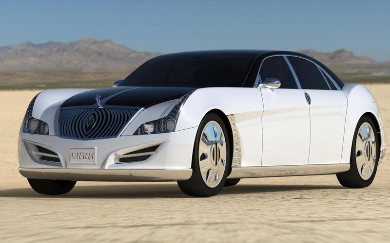 White Luxury Car — Serene