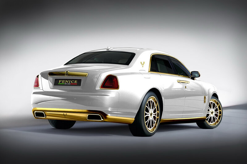 White Luxury Car