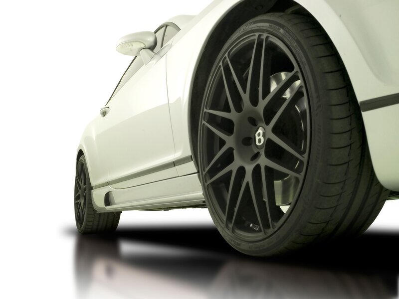 white luxury car wheel