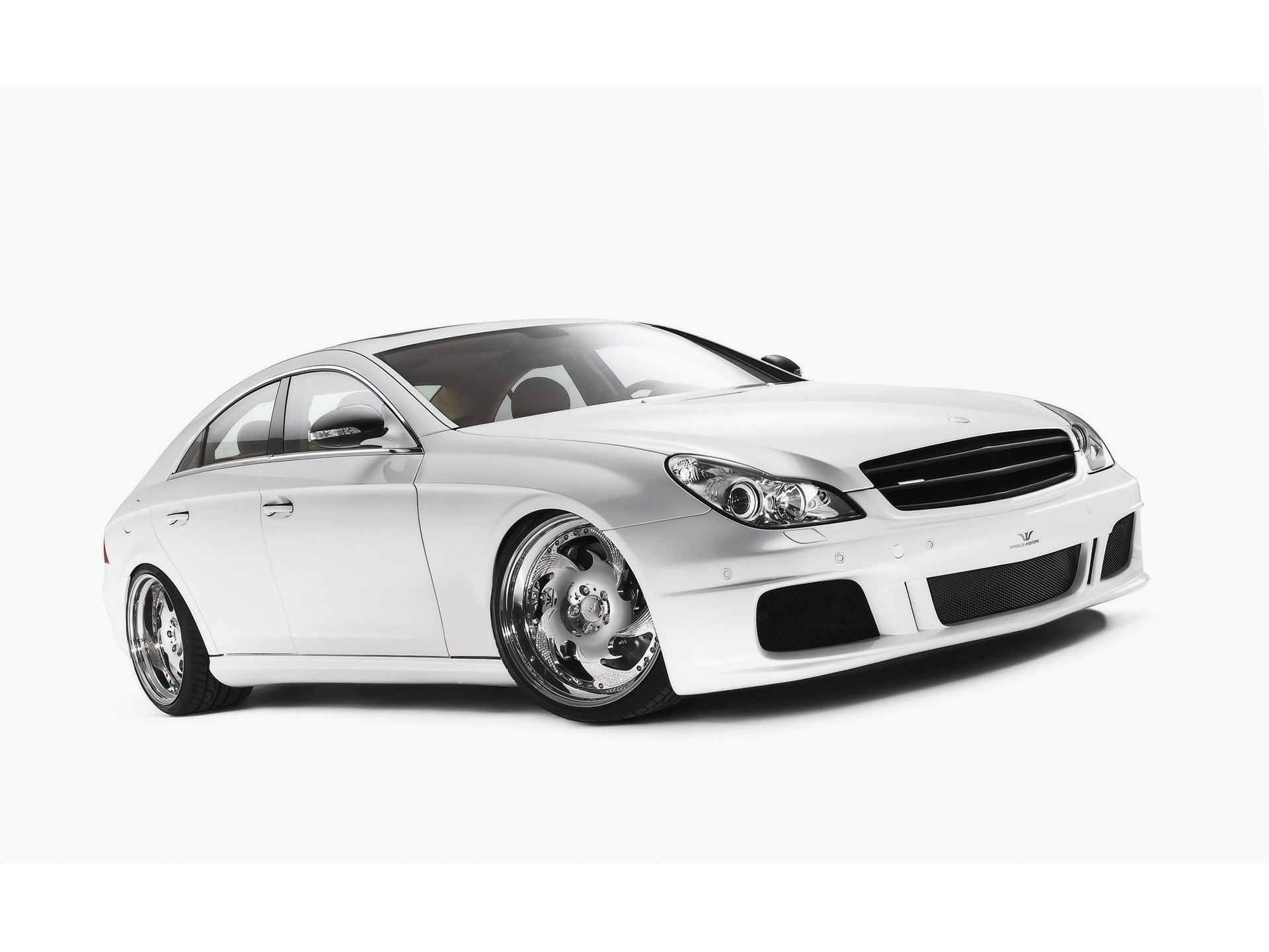 white luxury sedan car