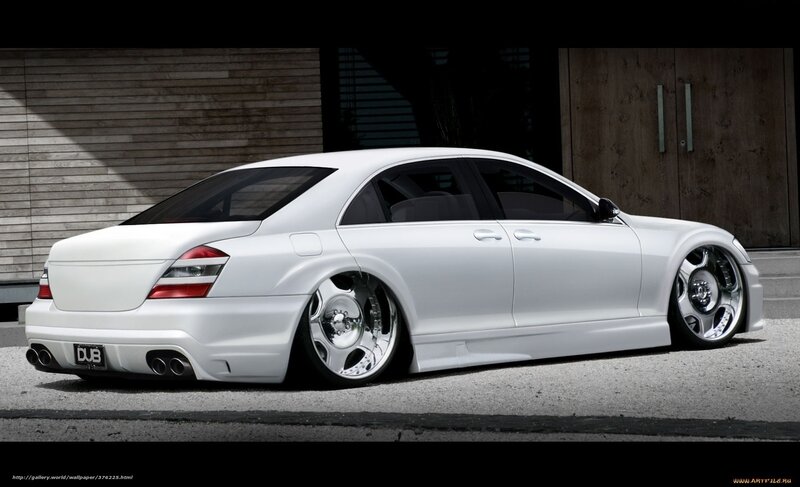 white luxury sedan car