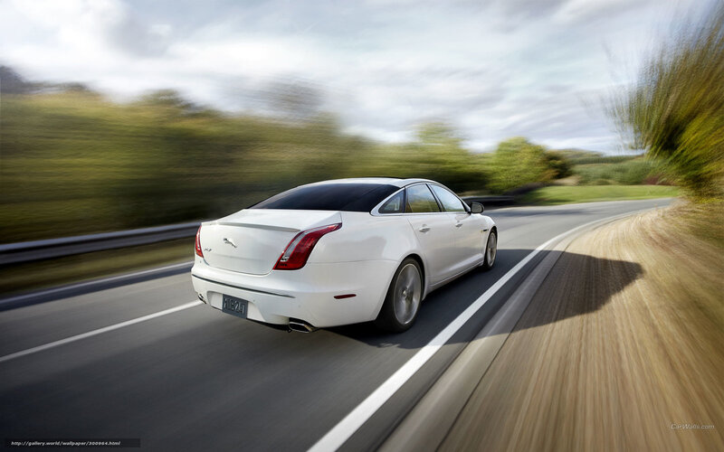 White Luxury Sedan — Dynamic, Afternoon