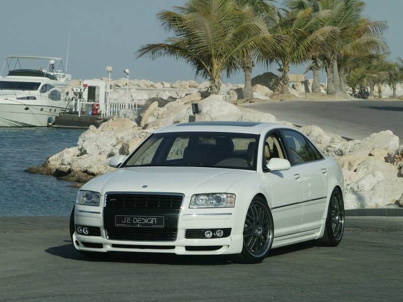 White Luxury Sedan — Serene, Afternoon, Photograph, Boat, Palm Trees