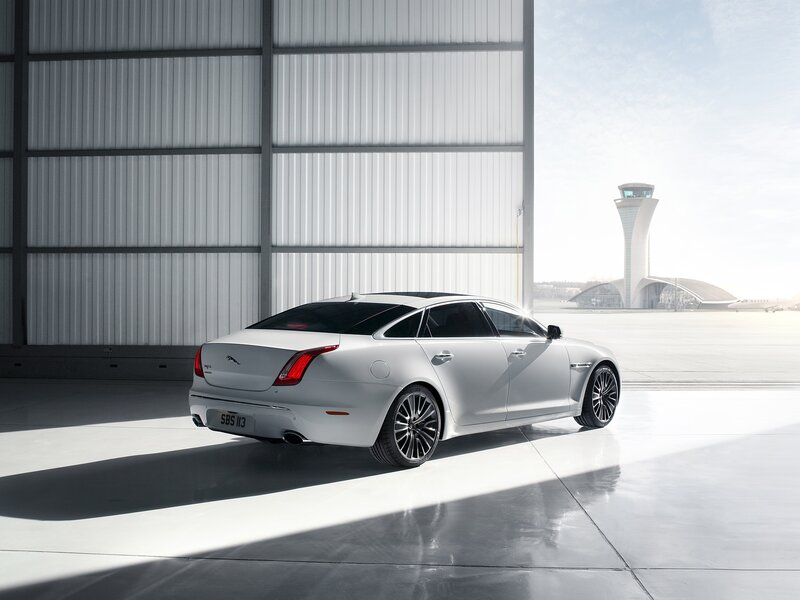 White Luxury Sedan — Silver, Serene