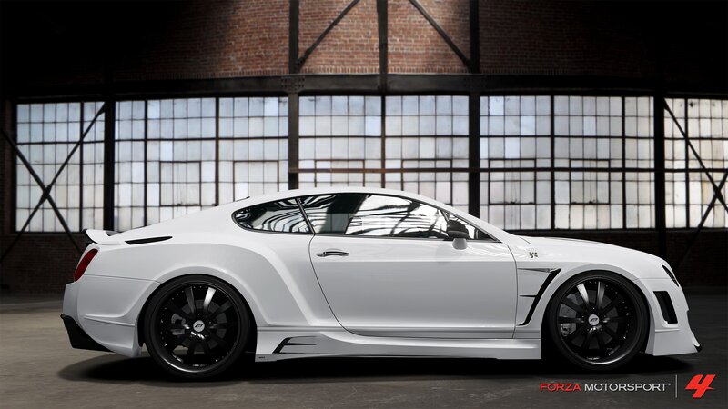 white luxury sports car
