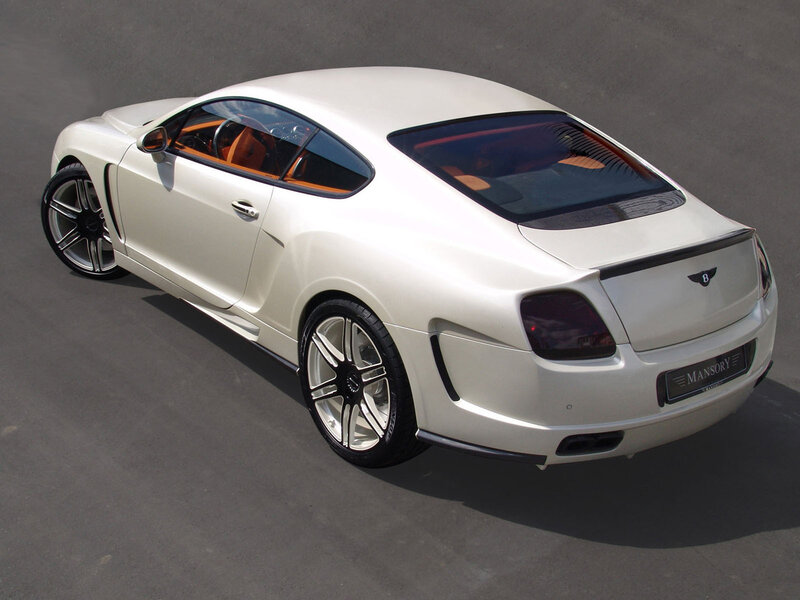 white luxury sports car