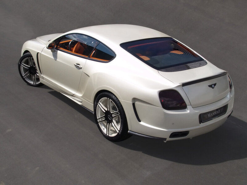 white luxury sports car
