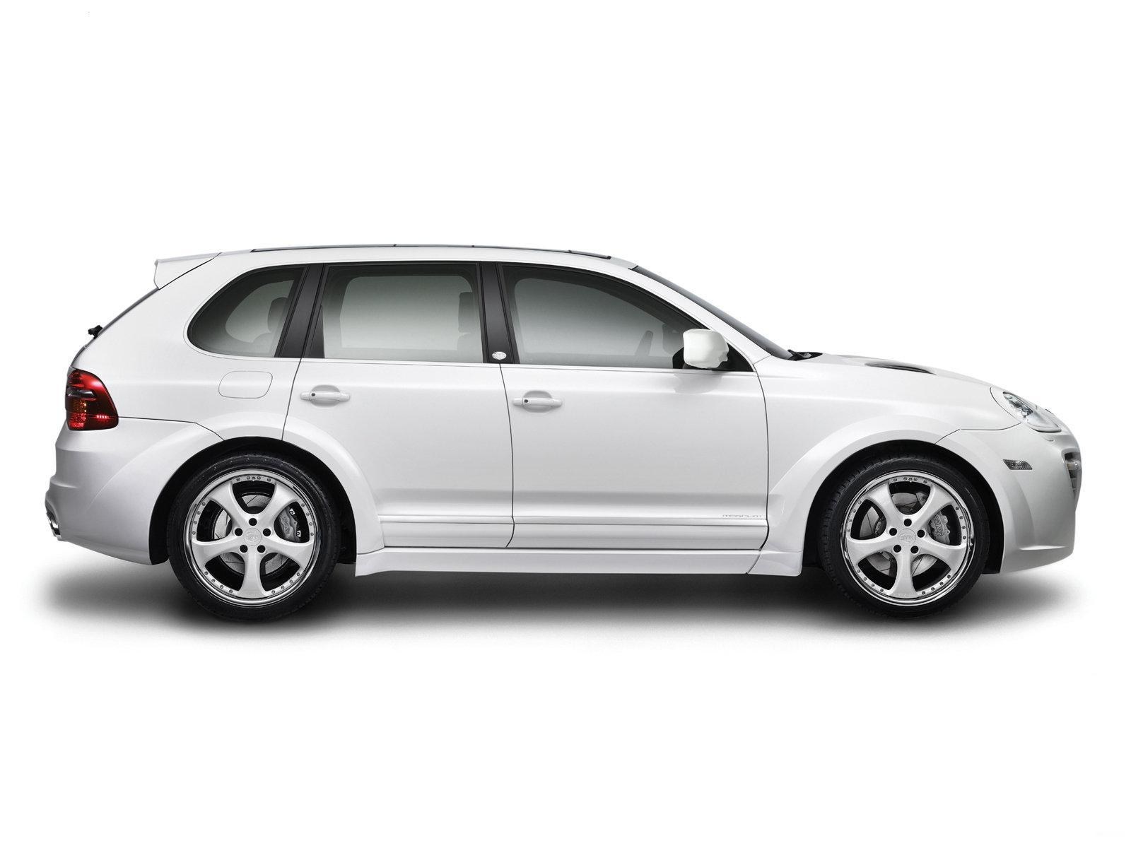 white luxury SUV