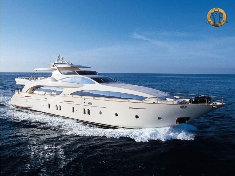 White Luxury Yacht