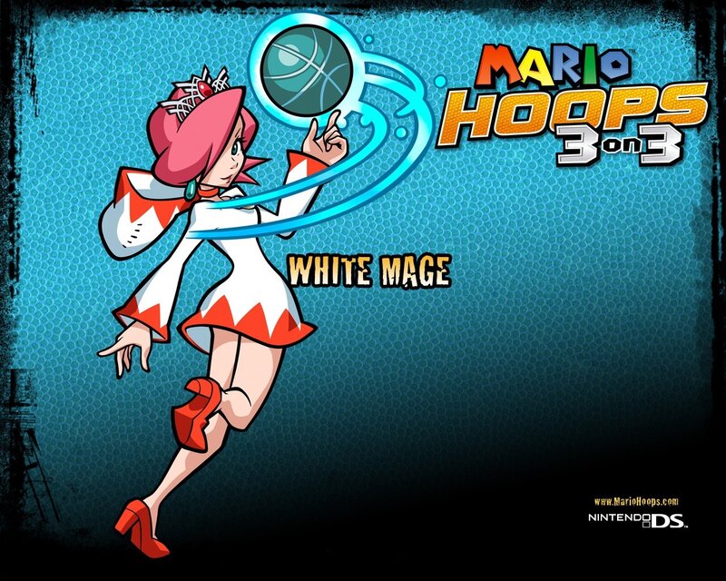 White Mage in Mario Hoops
