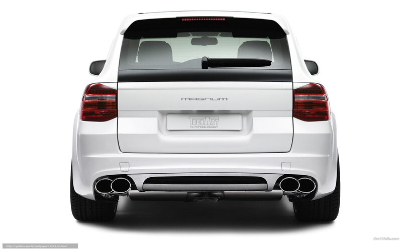 white magnum suv rear view
