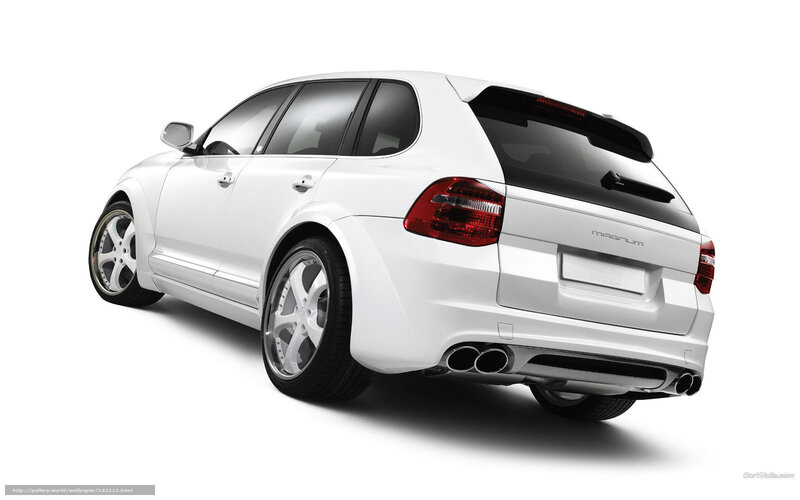 white magnum suv