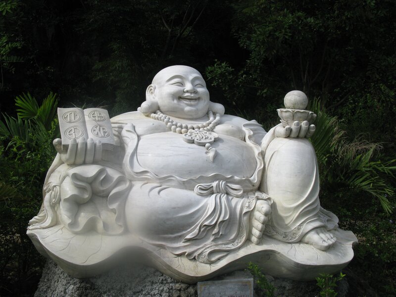 White Marble Buddha Statue