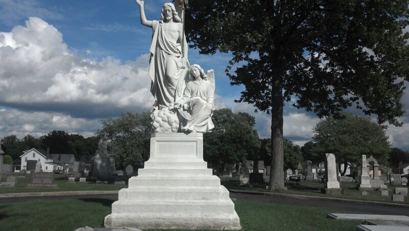 White Marble Statue — Serene, Afternoon, Photograph