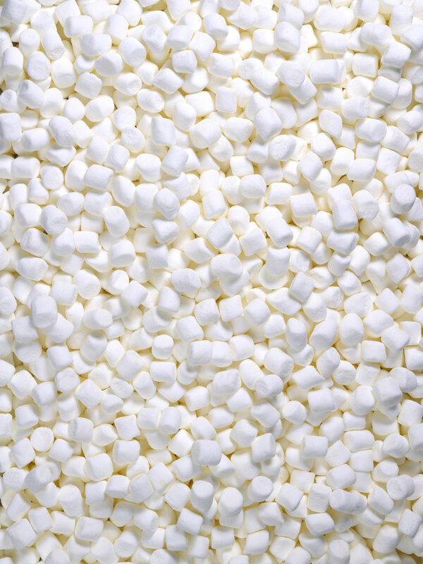 white marshmallows close-up