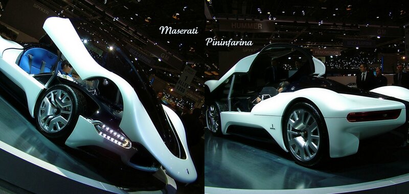 White Maserati Concept Car