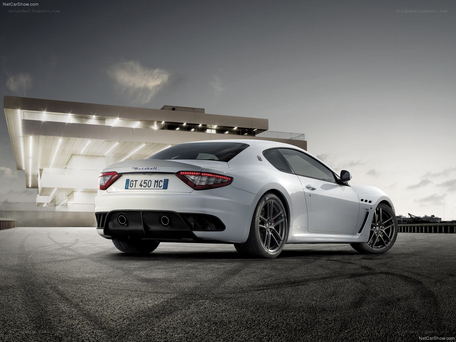 White Maserati GT MC