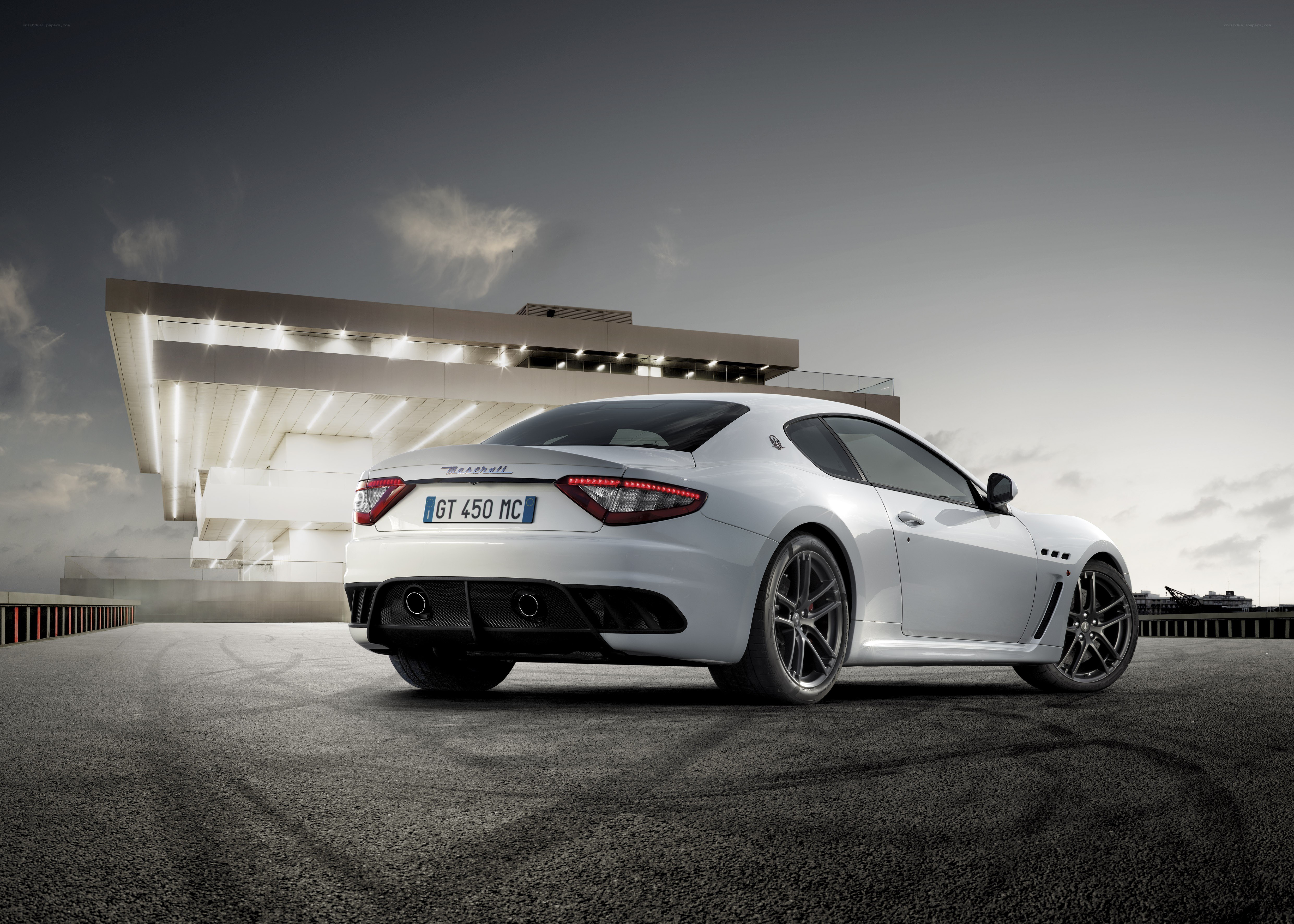White Maserati GT MC