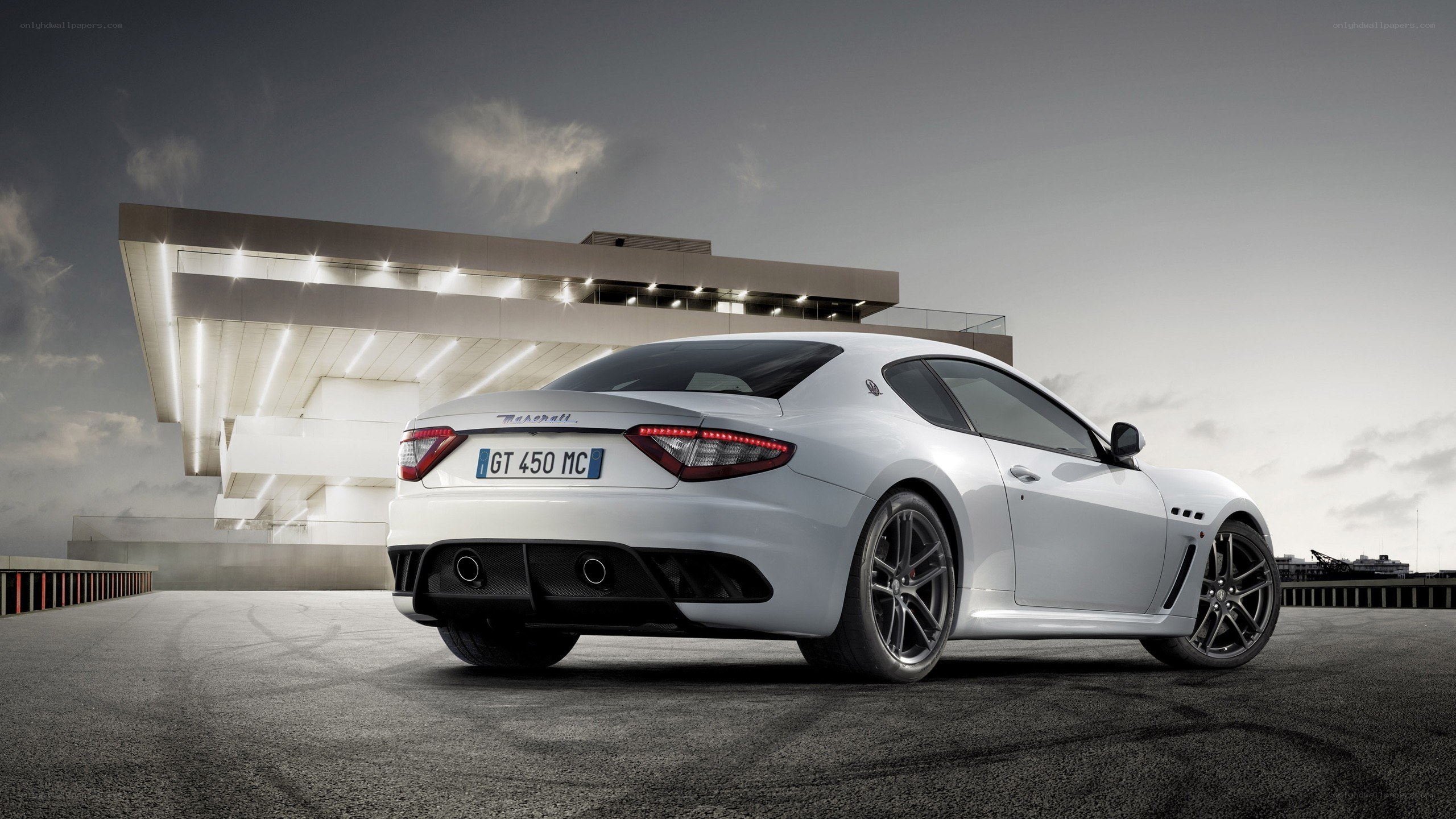 White Maserati GT MC