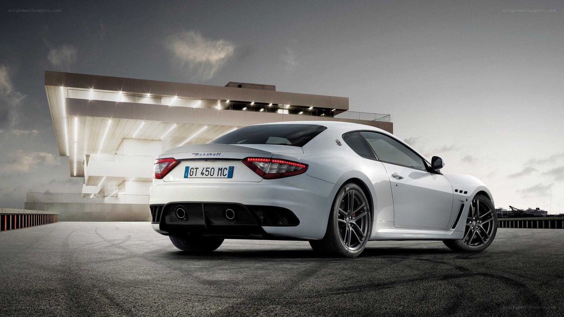White Maserati GT MC