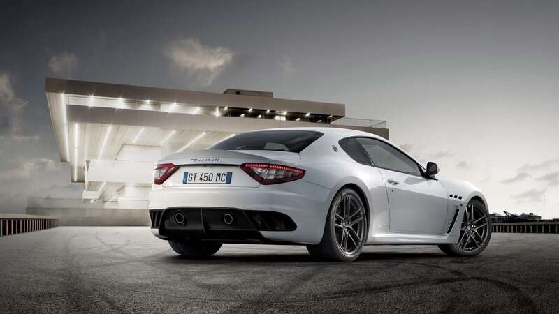 White Maserati GT MC — Dramatic