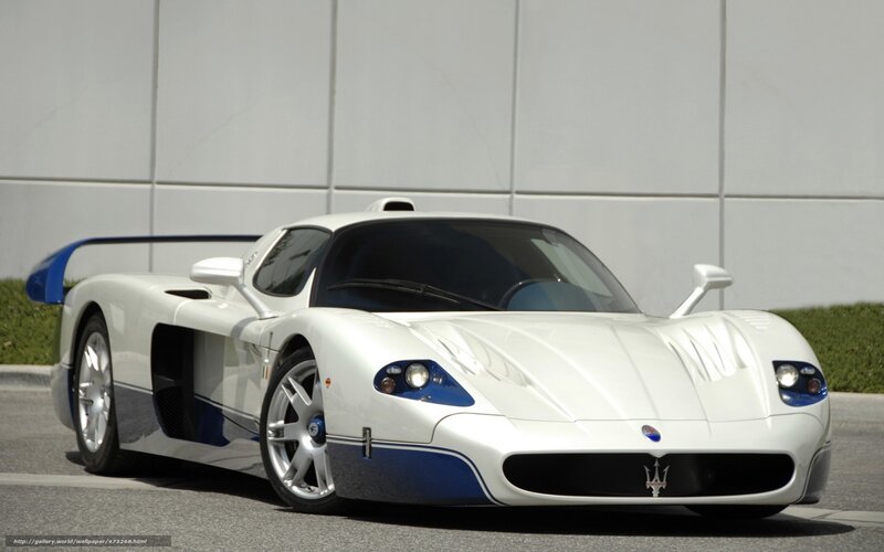 White Maserati MC12 — Calm