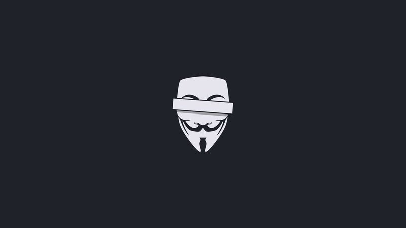 White Mask with Black Mustache