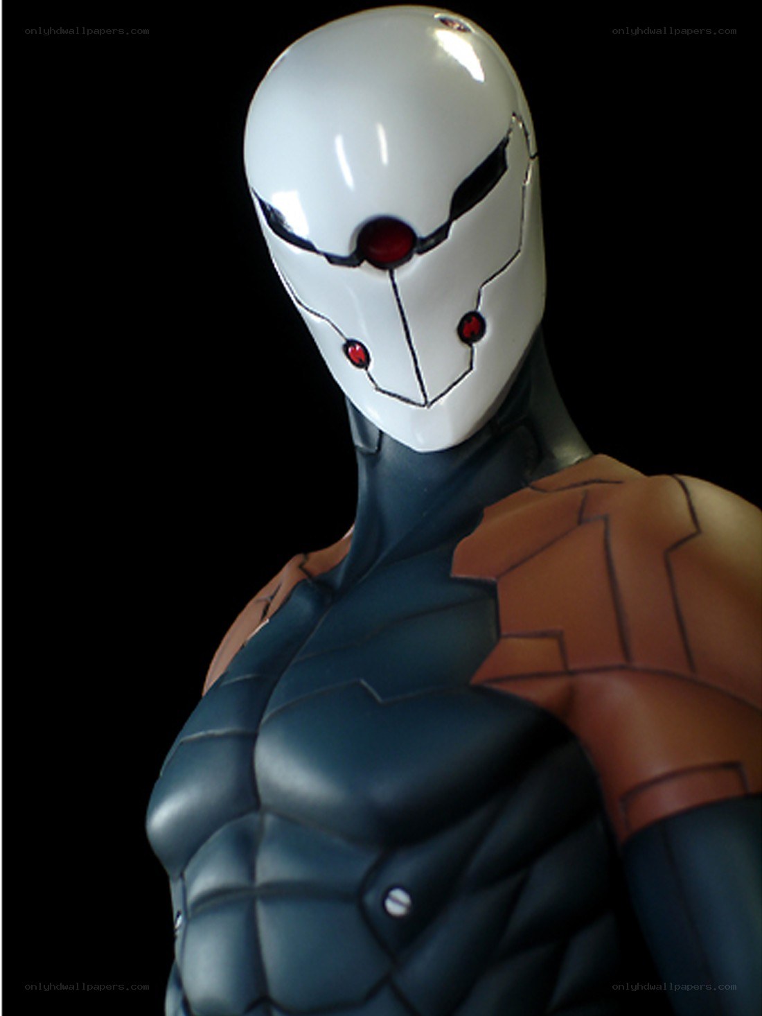 white-masked superhero figure