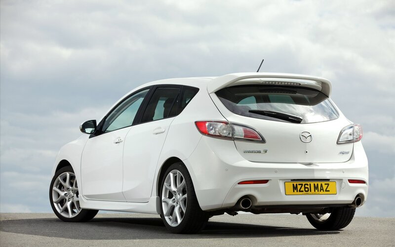 White Mazda 3 Hatchback — Neutral