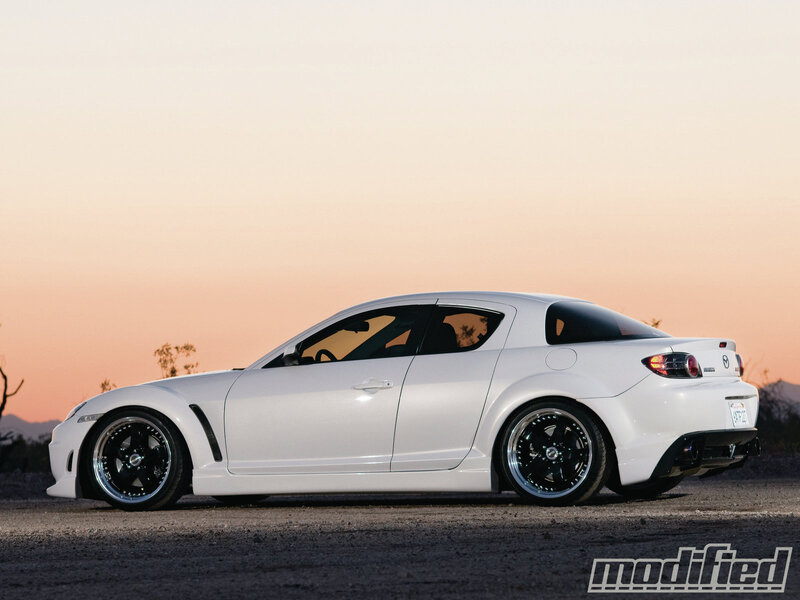 White Mazda Rx-8 Car