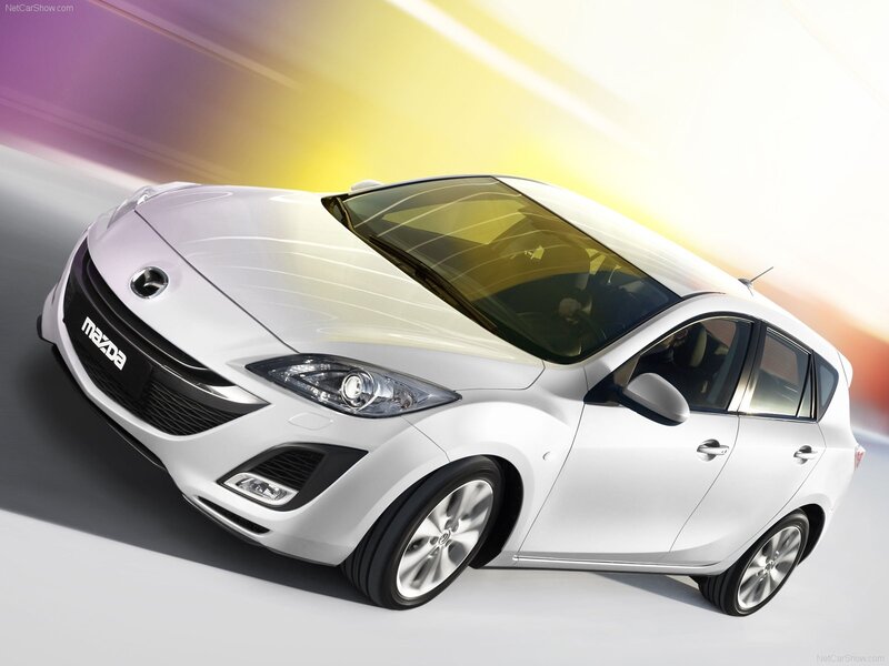 White Mazda3 Hatchback
