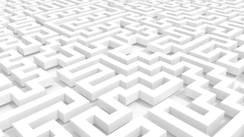 White Maze Structure