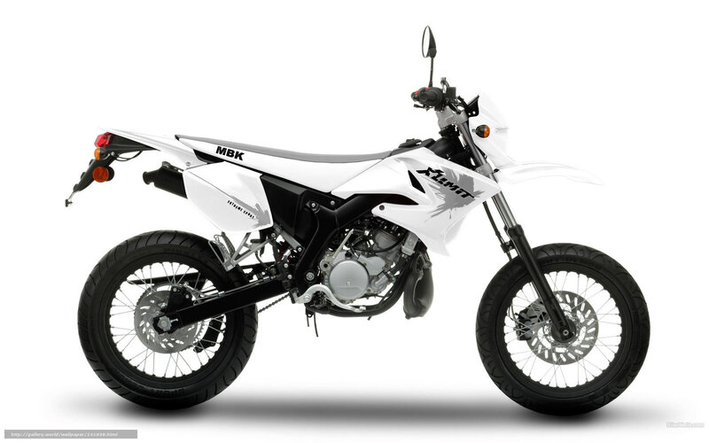 white MBK X-Limit motorcycle