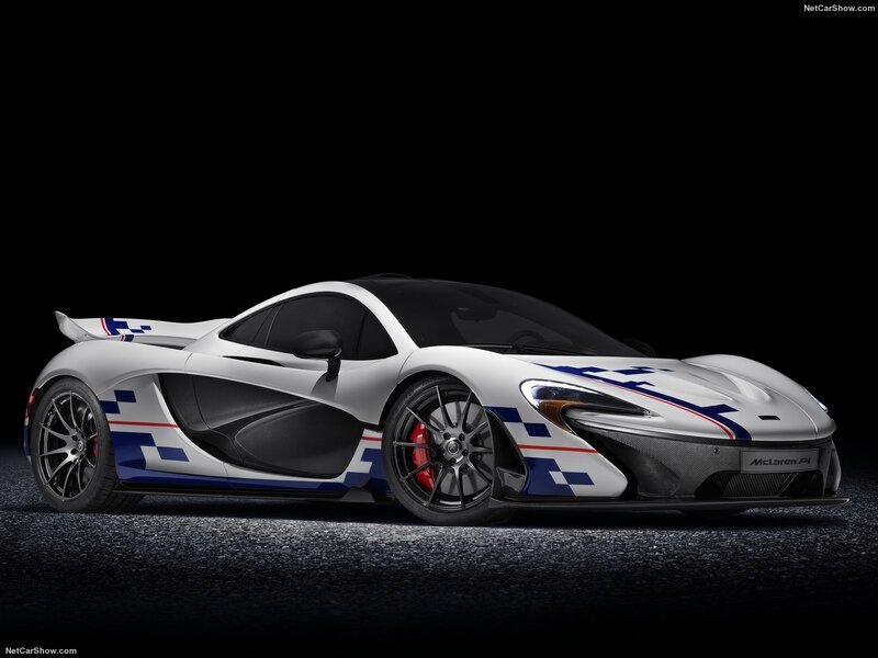 White McLaren P1 Car — Dramatic