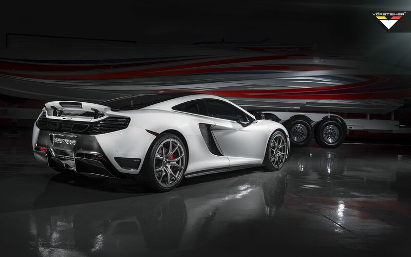 white mclaren sports car