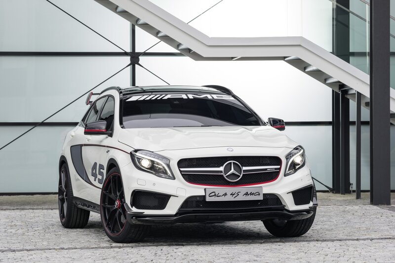 White Mercedes Amg Car — Modern