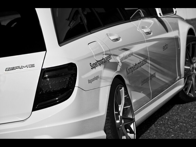 white mercedes amg car