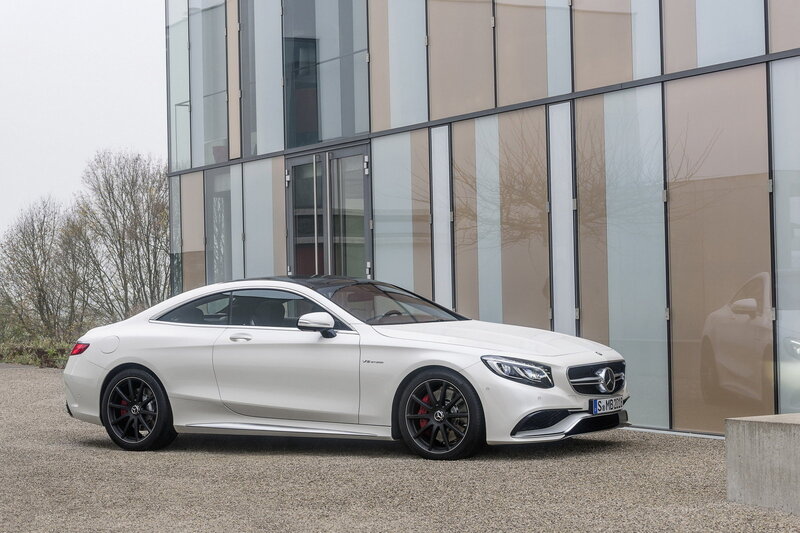 White Mercedes-AMG Coupe — Calm