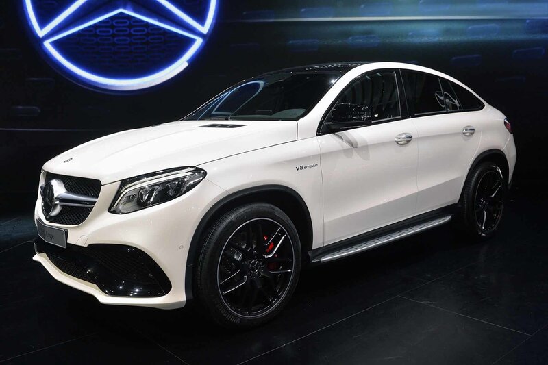 White Mercedes-AMG GLE Coupe