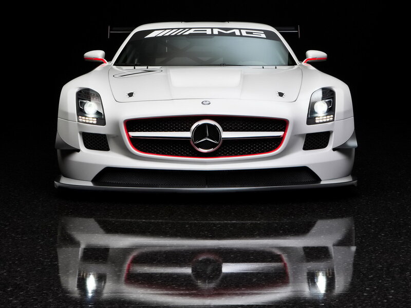 White Mercedes-amg Race Car