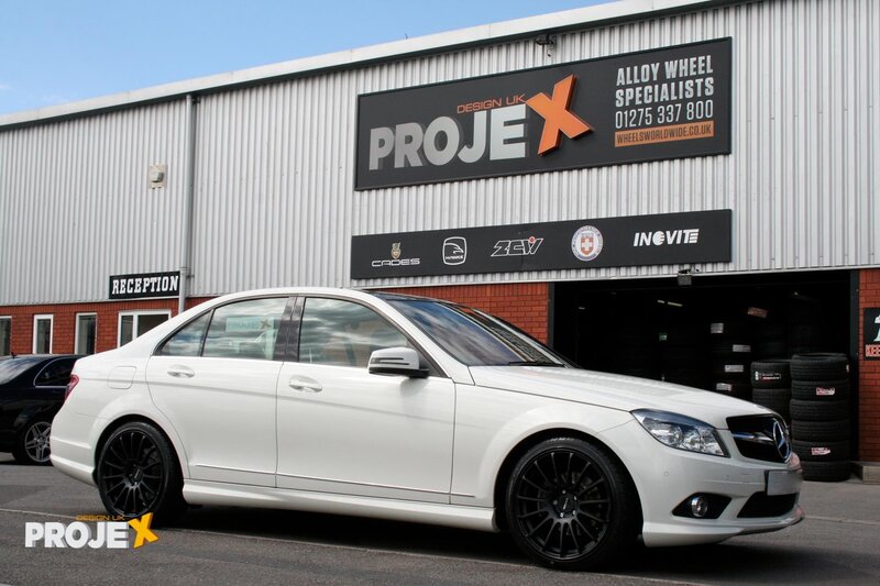 White Mercedes-Benz at ProjeX