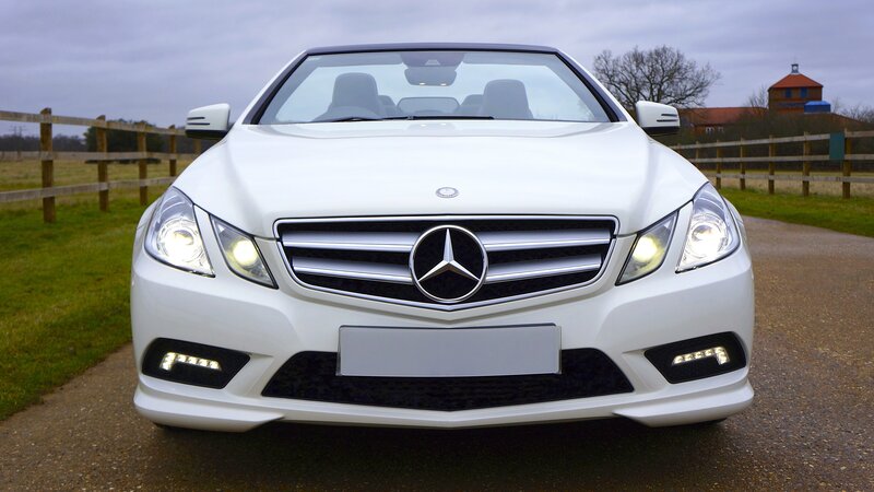 White Mercedes-benz Car — Calm