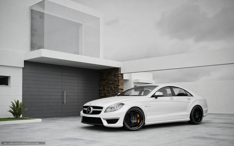 White Mercedes-benz Car — Minimalist