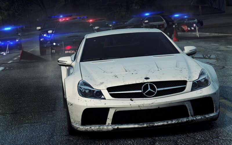 White Mercedes-benz Car — Tense