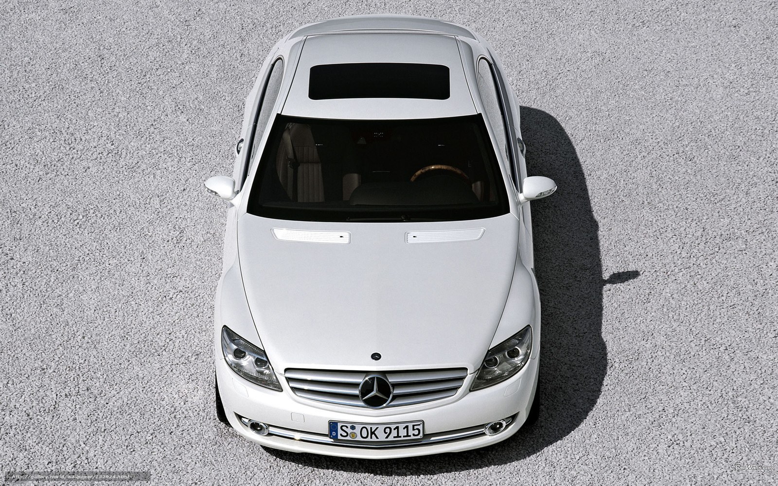white mercedes-benz car