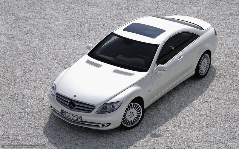 White Mercedes-Benz CL-Class
