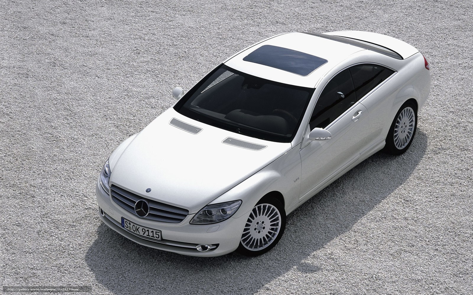 White Mercedes-Benz CL-Class