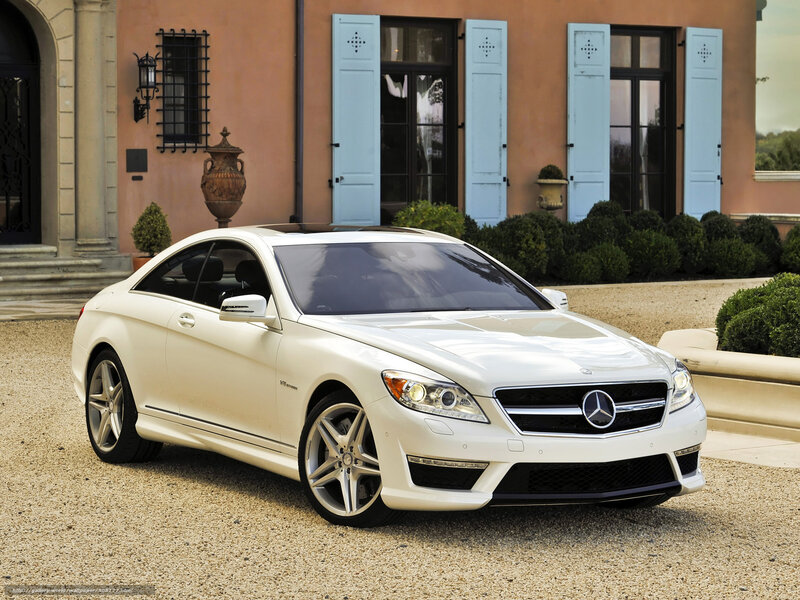 White Mercedes-Benz CL600