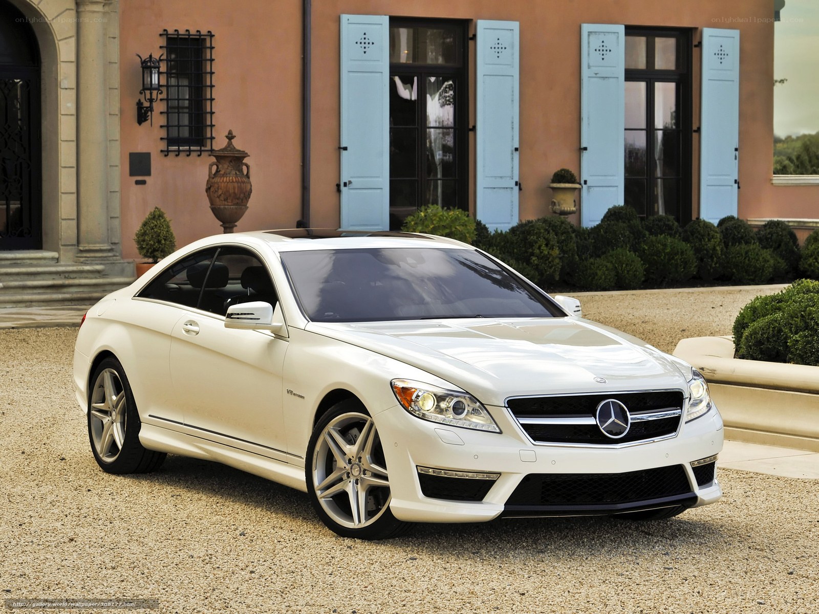 White Mercedes-Benz CL600